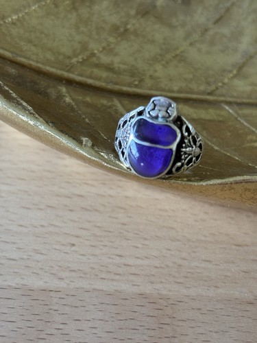 Scarabäus ring 925er - scarabäus, silber