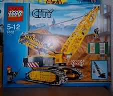 LEGO City 7632 Raupenkran Kran Baustelle Kettenfahrzeug + BA & OVP