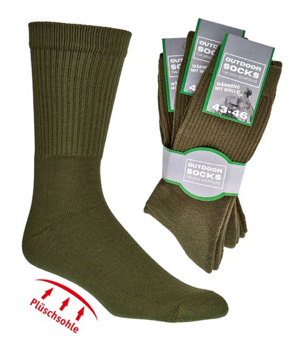 Army socken mit wolle - im, 3er