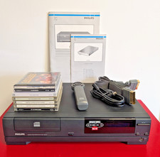 Philips CD-I 210 Konsole mit Controller, Kabeln und Spielen (Loc C-16)