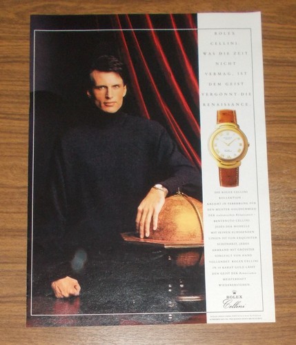 Seltene werbung vintage rolex - werbung,