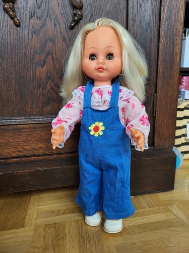 Alte schöne ddr puppe mit - alte,