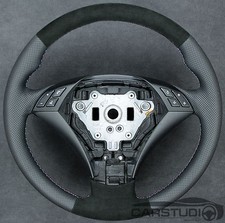 BMW E60 E61 Lenkrad Lederlenkrad neu bezogen Perfo Alcantara VFL bis 09.2005 PA