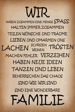 Dekoschild familie schild - dekoschild, familie-