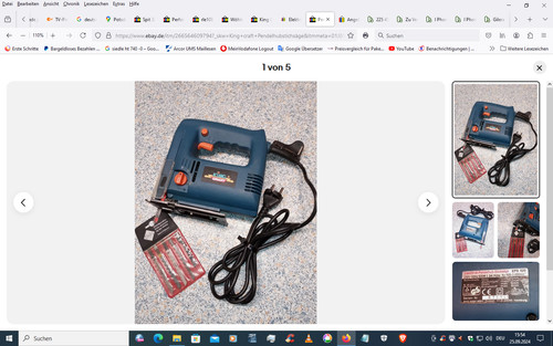 Pendelhub stichsäge king - -,