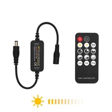 5V-24V LED Controller für Einfarbig COB SMD 5050 Streifen Fernbedienung Dimmer