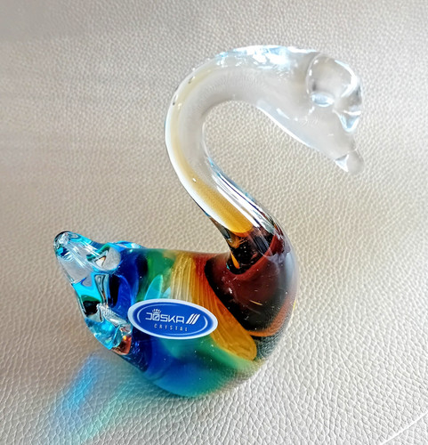 Glasfigur joschka schwan - joschka, schwan/