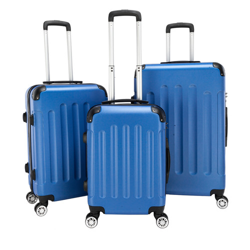 Kofferset teilig blau - kofferset, 3-teilig