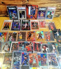 60 x NBA Trading Cards Sammlung Lot Sammelkarten PSA Michael JORDAN KOBE etc
