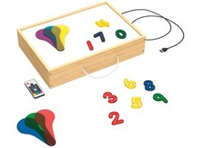 Lichtbox aus Holz MONTESSORI