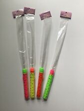 4x LED-Glasfaser- Partyzubehör Tanzpeitschen Lichter Atmosphäre Party Konzerte