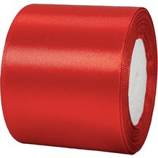 Satinband rot 8cm - satinband,