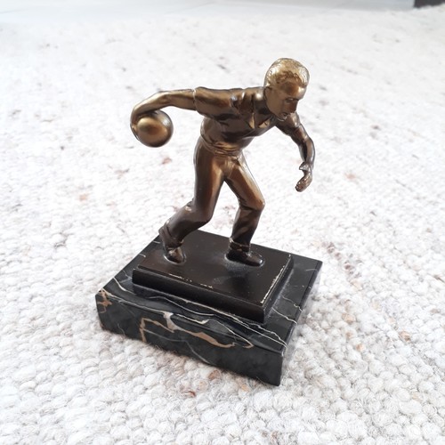 Antike kegler figur metall - antike,