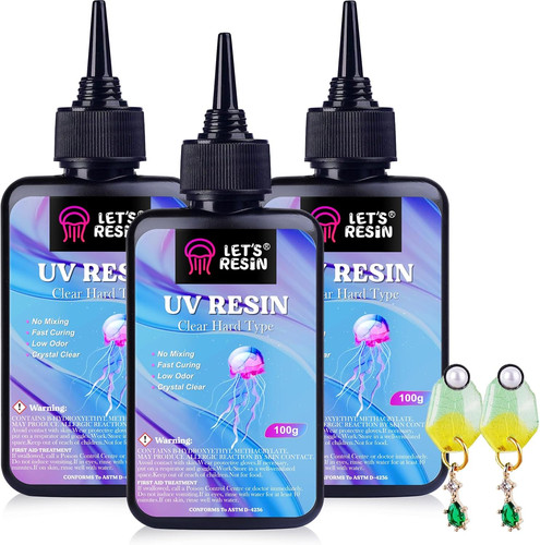 Resin 300g kristallklares - uv, 300g,