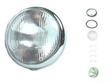 Scheinwerfereinsatz mit Klammer  mit Standlichtbohrung AWO Touren , AWO Sport