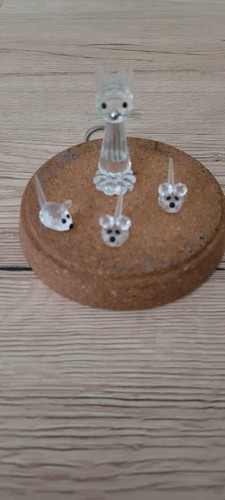 Swarovski figuren katz und - swarovski, 3