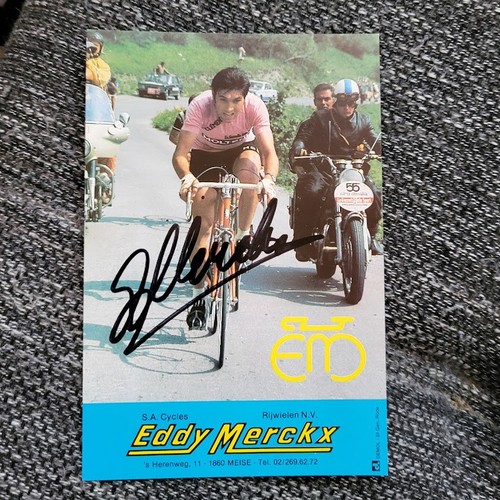 Eddy merckx handsignierte - eddy,