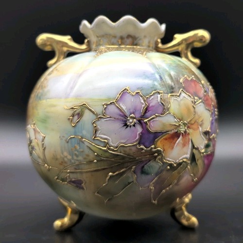 Nippon handgemalt vase - nippon, antik