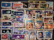 Lot 335 Briefmarken Alle Welt  Motivsammlung Raumfahrt Gestempelt 