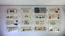 Seltene Sammlung Mini-Bahnschilder DB & S-Bahn Köln, IC, Sonderfahrten, Jubiläen