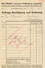 Rechnung Schmitt Kuppenheim