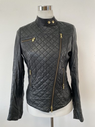 Schyia stepp leder bikerjacke - schyia, stepp-leder