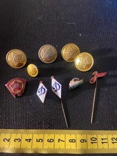 Kleines Russland UDSSR Konvolut Abzeichen Nadeln Knöpfe...