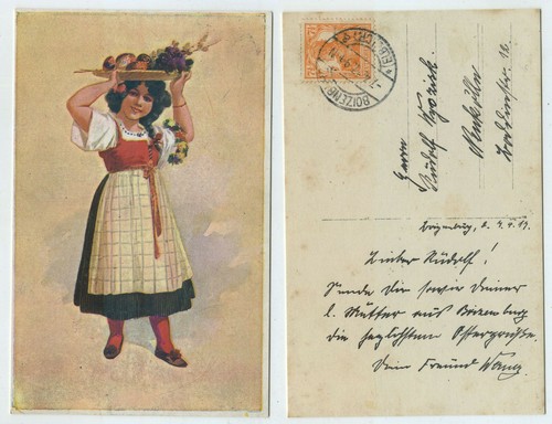 72709 frau mit obstplatte - -,