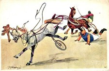 Pferde, Pferderennbahn, sign