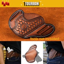 TOURBON Retro Leder Pistole