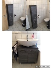 Badezimmermöbel set gebraucht. Hochschrank und Unterschrank