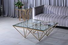 Designer Couchtisch vergoldet