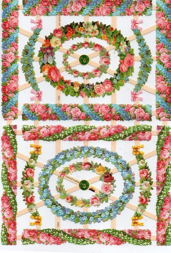 Glanzbilder poesie blumen - 1,