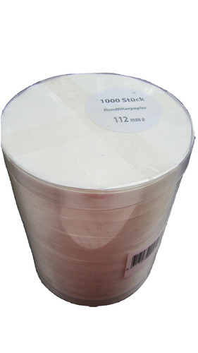 1000 kaffeerundfilter 112mm - kaffeerundfilter,