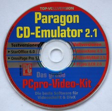 Für Sammler: PC Professionell CD 02/2003 Paragon CD-Emulator 2.1