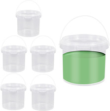 Set aus 6 durchsichtigen