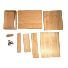 Navaris Schreibtisch Organizer Holz Schreibtischschrank groß 33 x 24 x 26 cm Abl