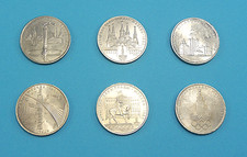 Russland UdSSR Sowjetunion 6 x 1 Rubel - Olympiade Moskau 1980 - (1977-1980)