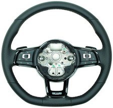 VW Golf 7 VII R Line GTD Polo R6 DSG Schaltwippen Leder Lenkrad neu beziehen