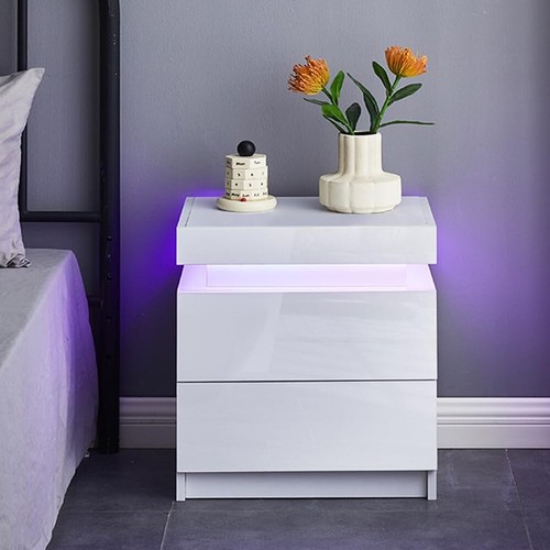 Nachttisch mit led licht - nachttisch,