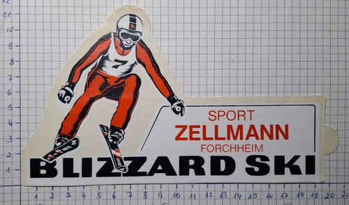 Aufkleber sticker blizzard - aufkleber, "blizzard