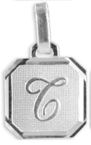 Silber buchstaben anhänger - buchstaben,