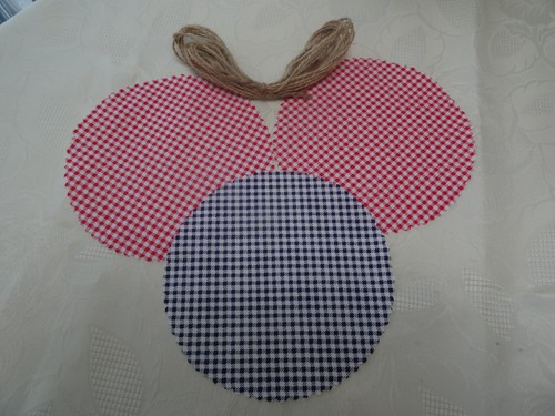 Stoff deckchen set - 12, /
