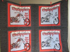 American Chopper Pillow Fabric