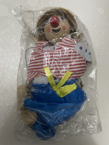 Clown marionette aus holz - aus,