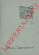 Vita di Giuseppe Pomba da Turin. Buchhändler Drucker Verlag.   (4-78259)