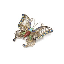 Brosche Schmetterling antik
