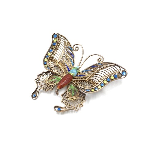 Brosche schmetterling antik - brosche,