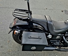 Harley Davidson FatBob - Sissybar Taschenhalter Gepäckträger Munitionskiste