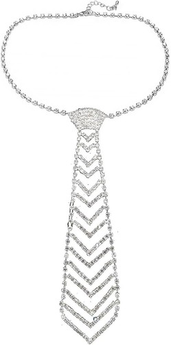 Damen glitzer krawatte - glitzer,